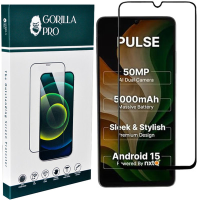 GORILLA PRO Edge To Edge Tempered Glass for Ai+ Pulse(Pack of 1)