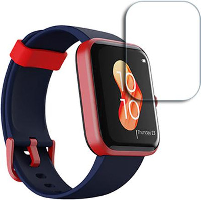 SOMTONE Edge To Edge Tempered Glass for boAt Xtend 1.69 inch SMARTWATCH SCREEN GUARD(Pack of 1)