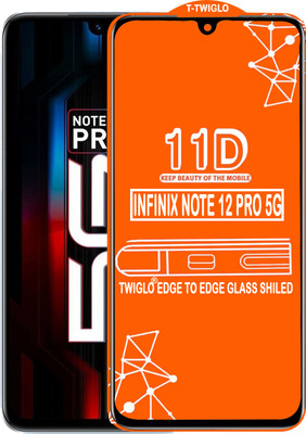 TWIGLO Edge To Edge Tempered Glass for INFINIX NOTE 12 PRO 5G(Pack of 1)