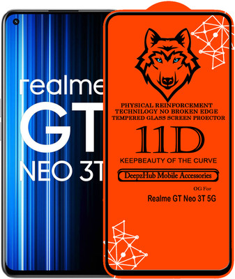 DeepzHub Edge To Edge Tempered Glass for Realme GT Neo 3T 5G(Pack of 1)