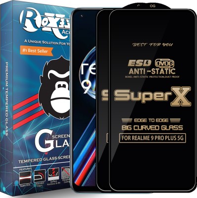 Roxel Edge To Edge Tempered Glass for REALME 9 PRO PLUS 5G(Pack of 2)