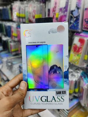 CreateByYou Edge To Edge Tempered Glass for Samsung galaxy S20(Pack of 1)