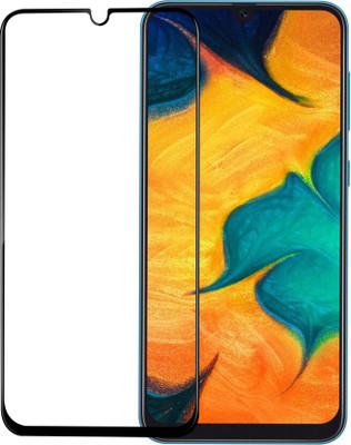 DMJHP Edge To Edge Tempered Glass for Samsung Galaxy A30s(Pack of 1)