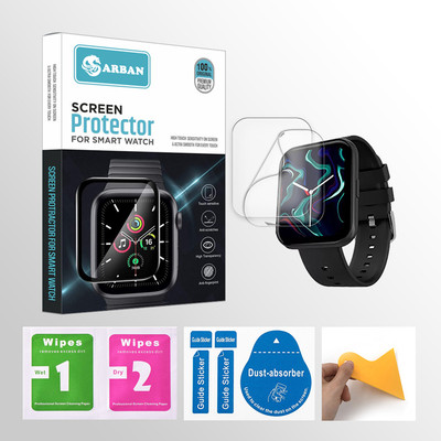 ARBAN Edge To Edge Tempered Glass for Fire-Boltt Celcius 1.91 inch Smartwatch 2 PROTECTOR + 2 WIPES + 2 DUST REMOVAL STICKER + 1 WIPER(Pack of 2) ARBAN Edge To Edge Tempered Glass for Fire-Boltt Celcius 1.91 inch Smartwatch 2 PROTECTOR + 2 WIPES + 2 DUST REMOVAL STICKER + 1 WIPER(Pack of 2)
