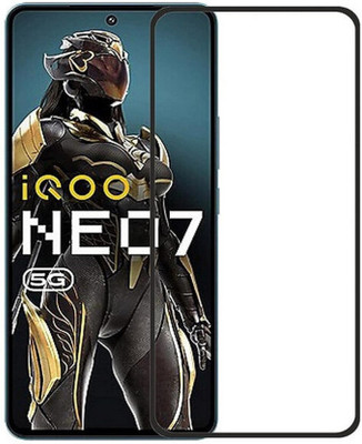 DMJHP Edge To Edge Tempered Glass for iQoo Neo 7(Pack of 1)