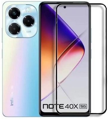 INFISRI Edge To Edge Tempered Glass for Infinix Note 40X 5G(Pack of 1)