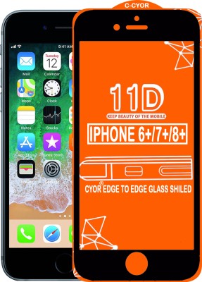 CYOR Edge To Edge Tempered Glass for Apple iPhone 7 Plus(Pack of 1)