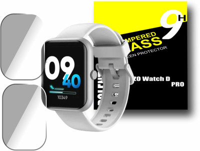 FINCH Edge To Edge Tempered Glass for DIZO WATCH D PRO(Pack of 2)