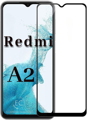 EITANSHA CREATION Edge To Edge Tempered Glass for Mi A2, Redmi A2 4G, Redmi A2 Plus(Pack of 1)