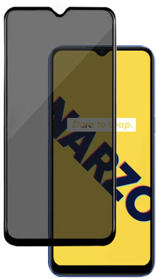 HUPSHY Edge To Edge Tempered Glass for realme Narzo 10(Pack of 1)