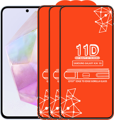 Qyist Edge To Edge Tempered Glass for SAMSUNG GALAXY A36(Pack of 3)