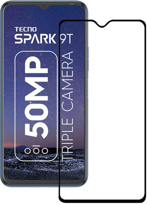NSTAR Edge To Edge Tempered Glass for Tecno Spark 9T(Pack of 1)