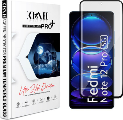 KLAH Edge To Edge Tempered Glass for Redmi Note 12 Pro 5G(Pack of 1)