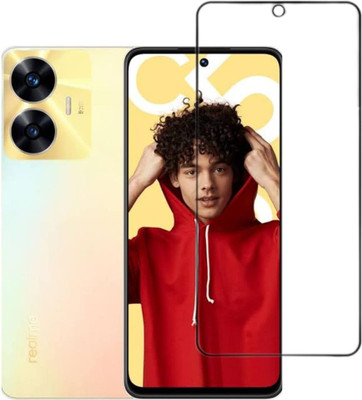 iCopertina Edge To Edge Tempered Glass for Realme C55(Pack of 1)