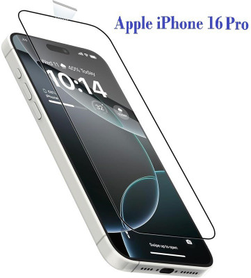 LIKEDESIGN Edge To Edge Tempered Glass for Apple iPhone 16 Pro, Apple iPhone 16 Pro(Pack of 1)