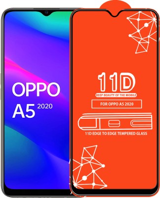 Qyist Edge To Edge Tempered Glass for Oppo A5 2020(Pack of 1)