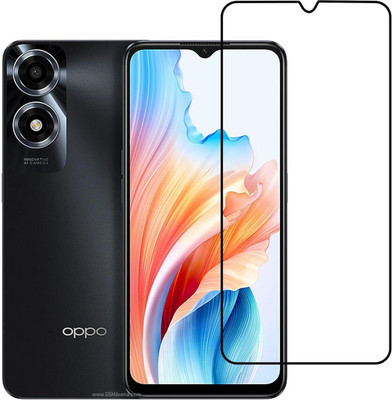 EITANSHA CREATION Edge To Edge Tempered Glass for Oppo A1x 5G, Oppo A1x, Oppo A2x 5G, Oppo A2x(Pack of 1)