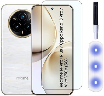 NIXSTAR Edge To Edge Tempered Glass for Realme 14 Pro+ Plus/Oppo Reno 13 Pro/Vivo V50e(Pack of 1)
