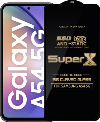 Qyist Edge To Edge Tempered Glass for SAMSUNG A54 5G(Pack of 1)