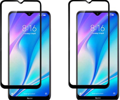 DMJHP Edge To Edge Tempered Glass for Mi Redmi 8(Pack of 2)