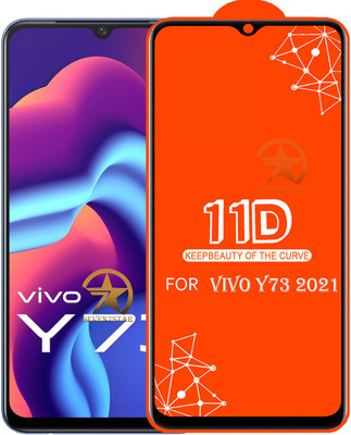 SEVEN7STAR Edge To Edge Tempered Glass for VIVO Y73 2021(Pack of 1)