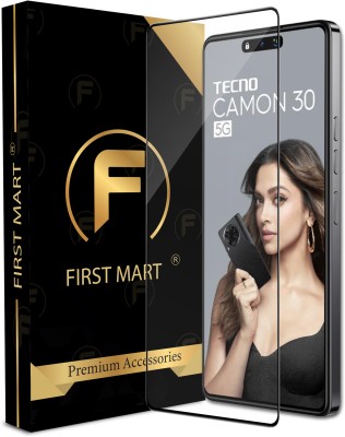 FIRST MART Edge To Edge Tempered Glass for Tecno Camon 30 5G, Tecno Camon 30, Camon 30 5G, Camon 30(Pack of 1)