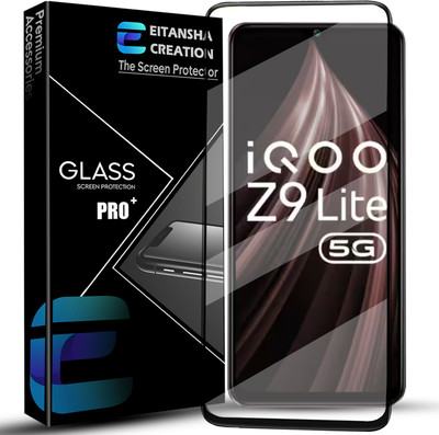 EITANSHA CREATION Edge To Edge Tempered Glass for iQOO Z9 Lite, iQOO Z9 Lite 5G(Pack of 1)