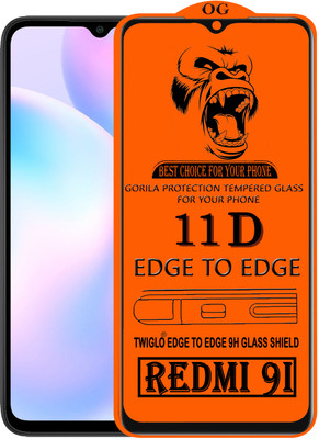 TWIGLO Edge To Edge Tempered Glass for REDMI 9I(Pack of 1)