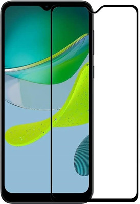 S-Softline Edge To Edge Tempered Glass for Moto E13, Advanced Border-Less Full Edge to Edge(Pack of 1)