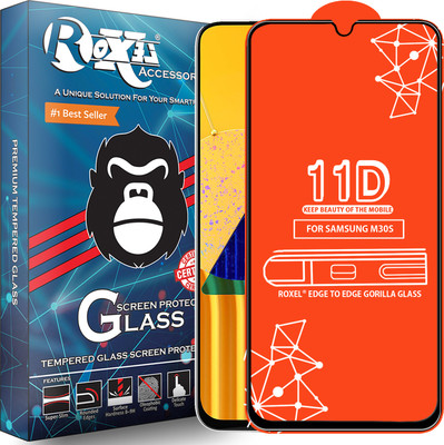 Roxel Edge To Edge Tempered Glass for Samsung Galaxy M30S(Pack of 1)