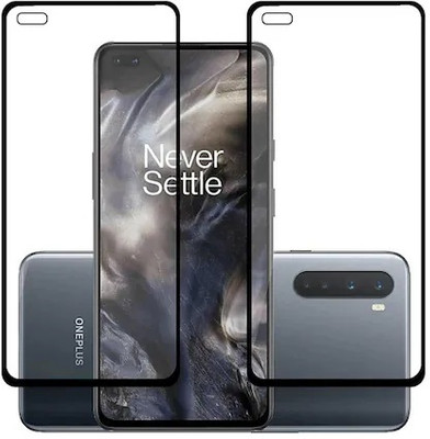 1DOLLAR Edge To Edge Tempered Glass for OnePlus Nord N20 SE-9H Grade-Tempered Glass/Full Screen Coverage-Edge to Edge/9H Hardness/With Easy Installation Kit(Pack of 2)