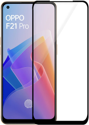 DMJHP Edge To Edge Tempered Glass for Oppo F21 Pro(Pack of 1)