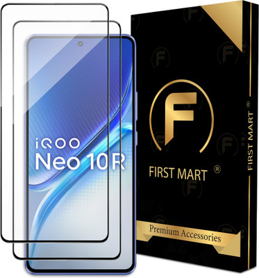 FIRST MART Edge To Edge Tempered Glass for iQOO Neo 10R 5G, iQOO Neo 10R, Neo 10R 5G(Pack of 2)