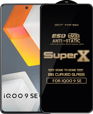 Qyist Edge To Edge Tempered Glass for IQOO 9 SE(Pack of 1)