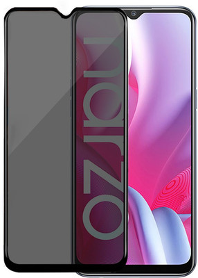 HUPSHY Edge To Edge Tempered Glass for realme Narzo 20A(Pack of 1)