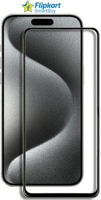 Flipkart SmartBuy Edge To Edge Tempered Glass for APPLE iPhone 15 Pro Max, iPhone 15 Pro Max(Pack of 1)