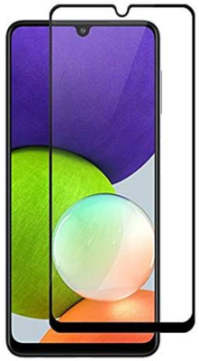 Heatmor Edge To Edge Tempered Glass for Samsung Galaxy A22 4G, Samsung A22 4G, A22 4G(Pack of 1)