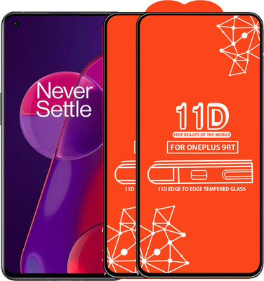 Qyist Edge To Edge Tempered Glass for Oneplus 9Rt(Pack of 2)