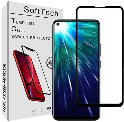 SoftTech Edge To Edge Tempered Glass for Vivo Z1 Pro(Pack of 1)