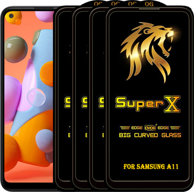 PFOAM Edge To Edge Tempered Glass for SAMSUNG GALAXY A11(Pack of 4)