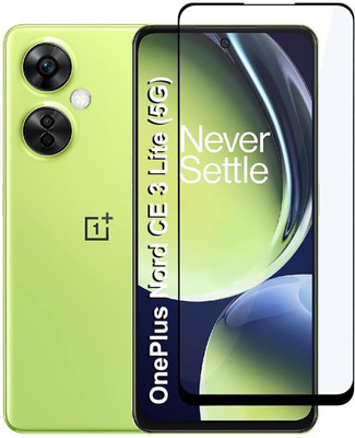 VIOK Edge To Edge Tempered Glass for OnePlus Nord CE 3 Lite 5G(Pack of 2)