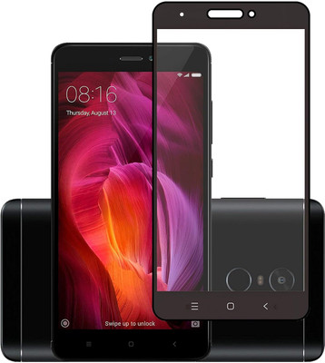 NIMMIKA ENTERPRISES Edge To Edge Tempered Glass for Mi Redmi Note 4(Premium Tempered Glass | Cobra Scale Texture | Full Coverage | Ultra-Thin Design | Oleophobic Coating | Case-Friendly Design | Crystal Clear Display | Residue-Free Removal)(Pack of 1)