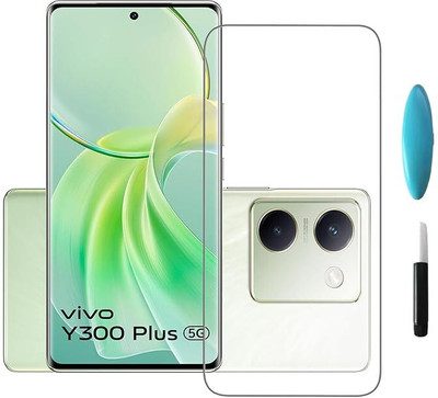 SDH CARE Edge To Edge Tempered Glass for Vivo Y300 Plus 5G, Advanced Border Less Full Edge-To-Edge Protector UV Screen Protector and Easy Installation Kit(Pack of 1)