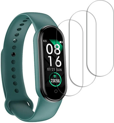 ARBAN Edge To Edge Tempered Glass for Smart Watch M5 Mi Band 5 Fitness Tracker 1.44 inch SMARTWATCH SCREEN GUARD(Pack of 3)