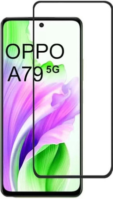 DMJHP Edge To Edge Tempered Glass for OPPO A79 5G(Pack of 1)
