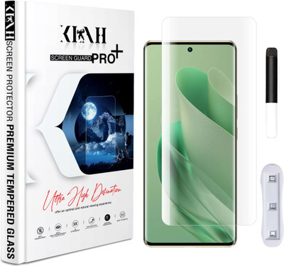 KLAH Edge To Edge Tempered Glass for Infinix Zero 30 5G, Borderless UV Glass Protection(Pack of 1)