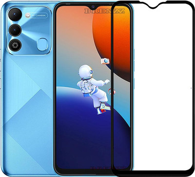 BRENZZ Edge To Edge Tempered Glass for Tecno Spark 9(Pack of 1)