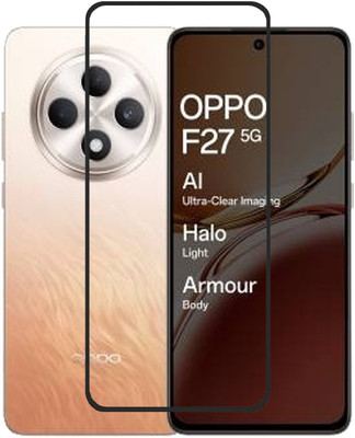 AKSHUD Edge To Edge Tempered Glass for OPPO F27 5G(Pack of 1)