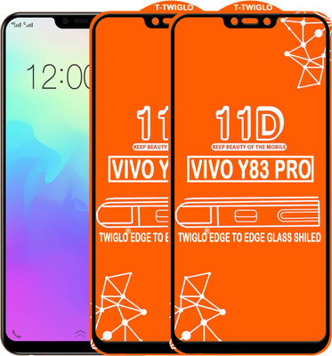 TWIGLO Edge To Edge Tempered Glass for VIVO Y83 PRO(Pack of 2)