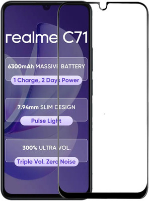 SNMART Edge To Edge Tempered Glass for Realme C71(Pack of 1)